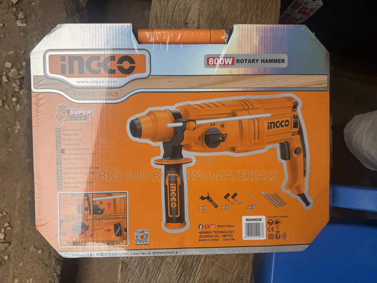 Ingco Rotary Hammer Machine 800w