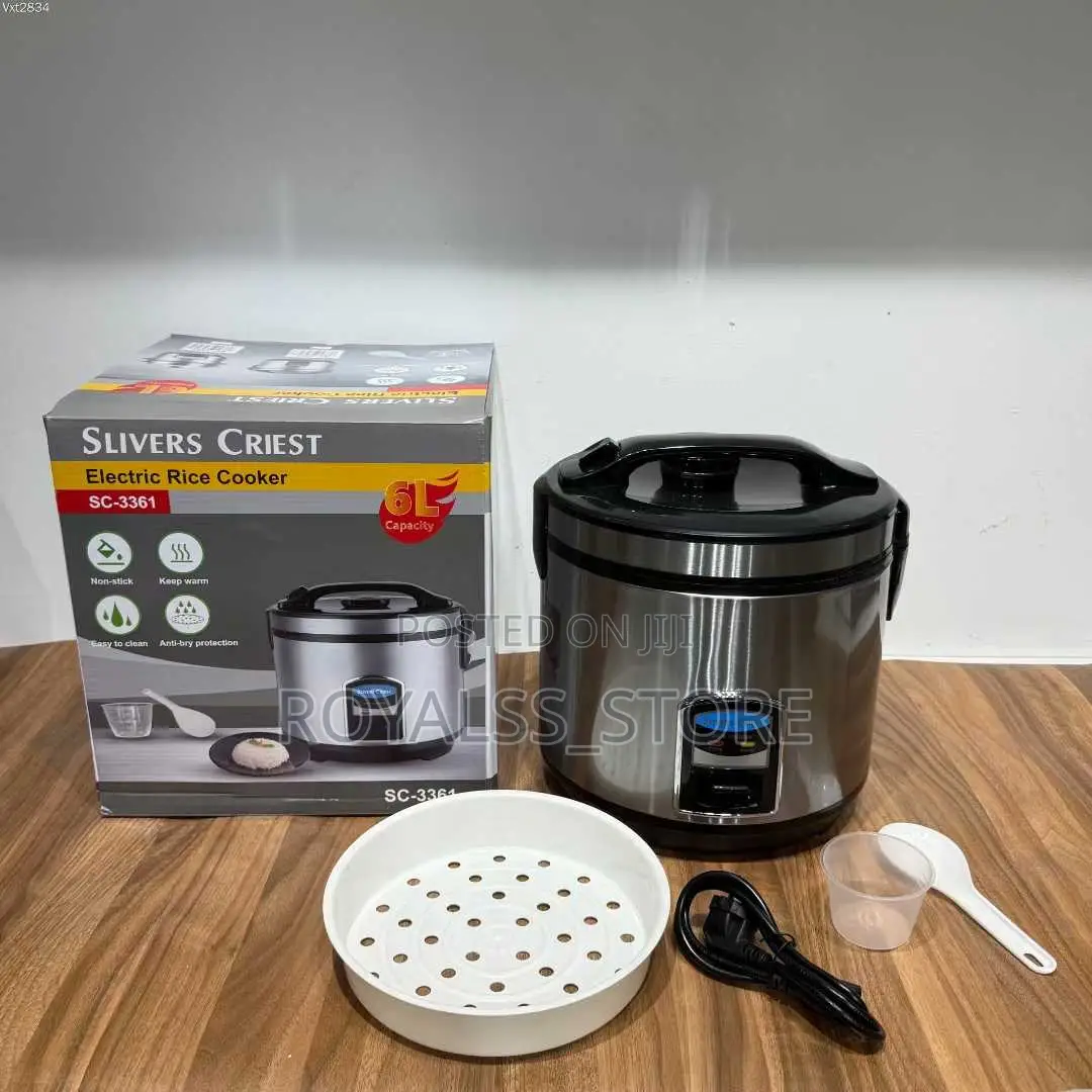 6l Slivers Criest Cooler Electric Rice Cooker