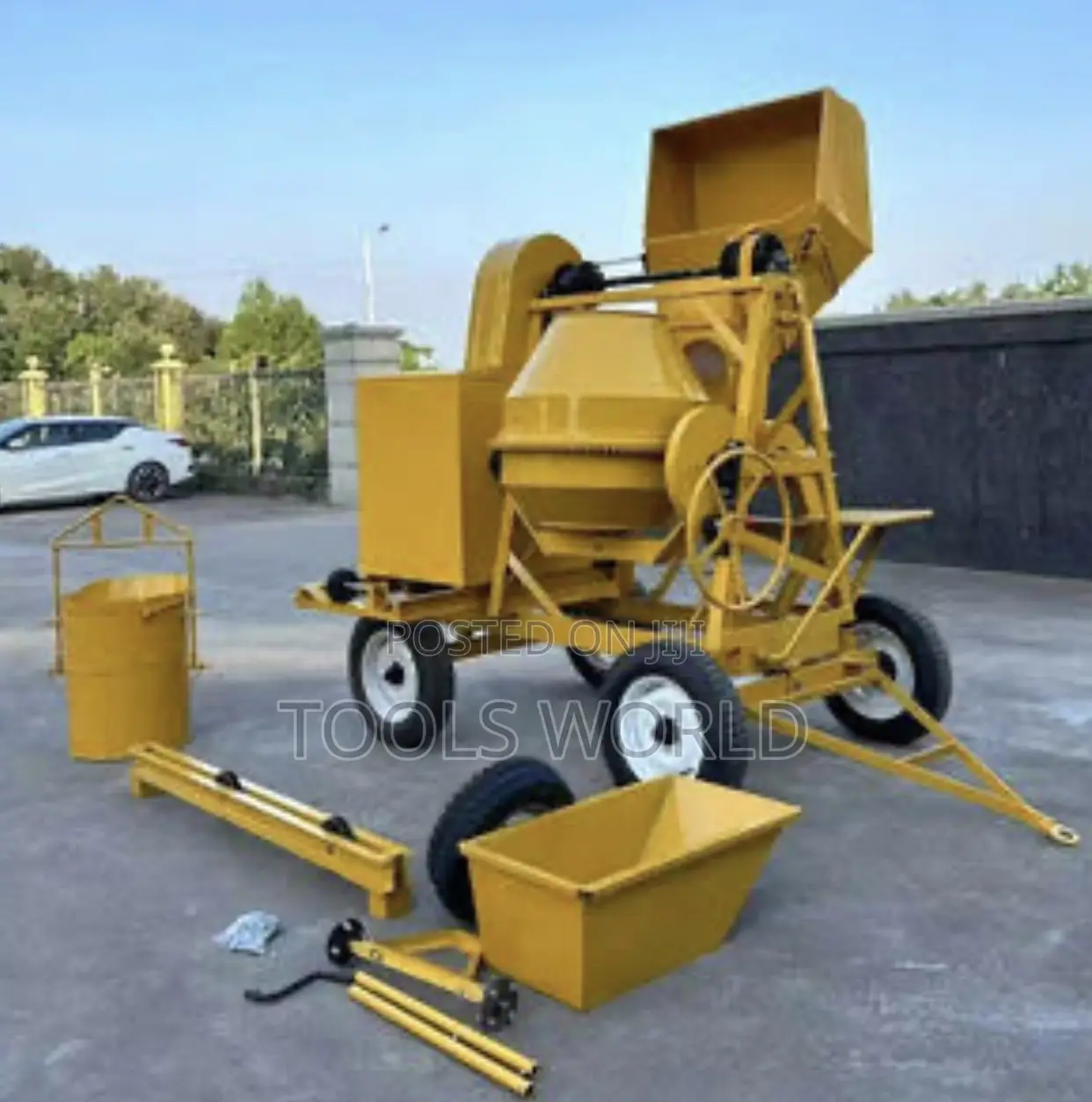 Advanced Design 510lt Concrete Mixer With Winch,Wheel Barrow Bucket