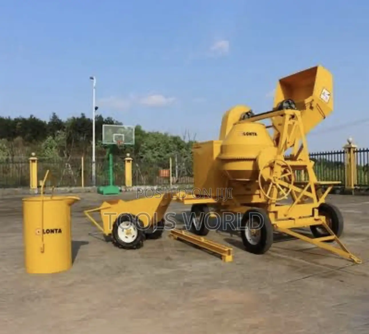 Advanced Design 510lt Concrete Mixer With Winch,Wheel Barrow Bucket
