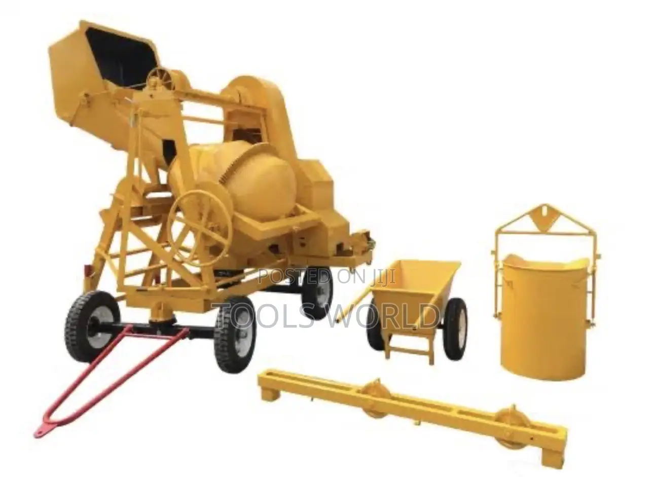 Advanced Design 510lt Concrete Mixer With Winch,Wheel Barrow Bucket
