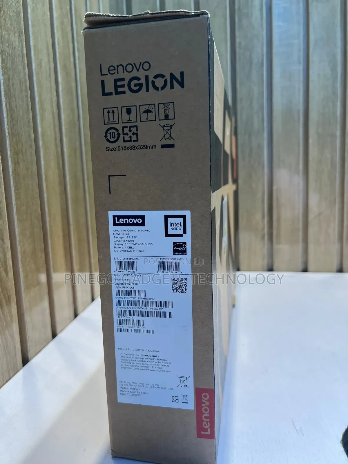 New Laptop Lenovo Legion 5 16GB Intel Core i7 SSD 1T