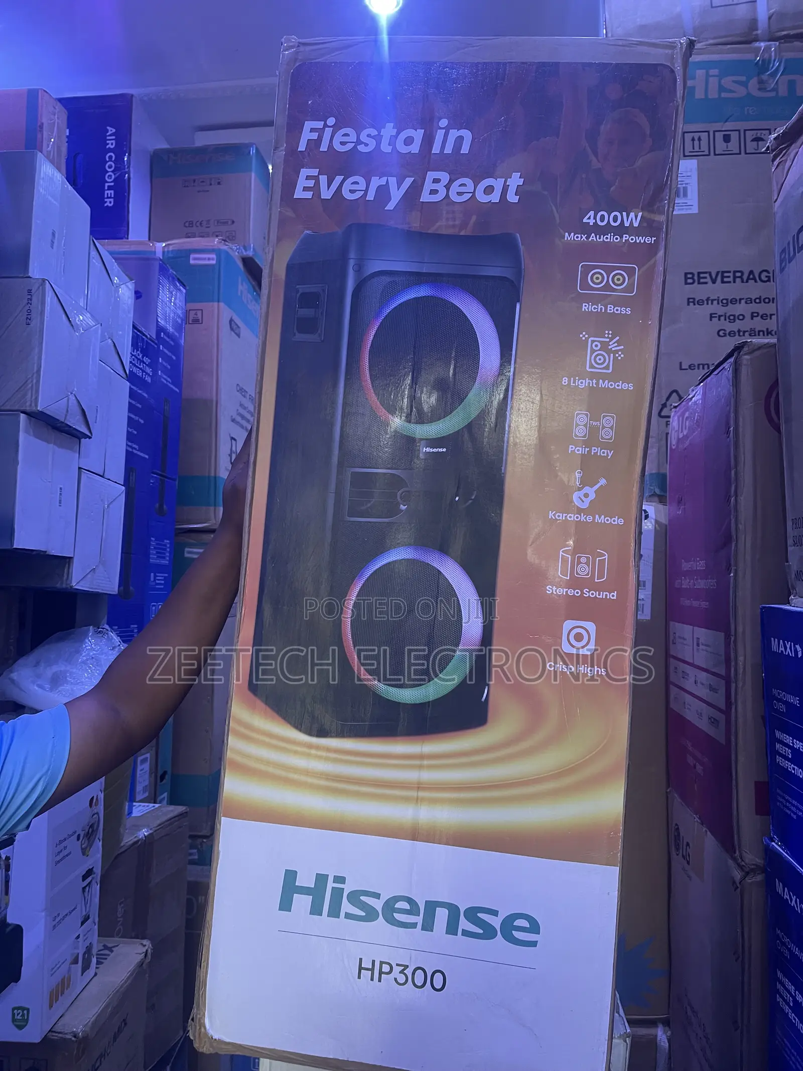 Hisense Hp300 Party Speaker With 400w of Power.