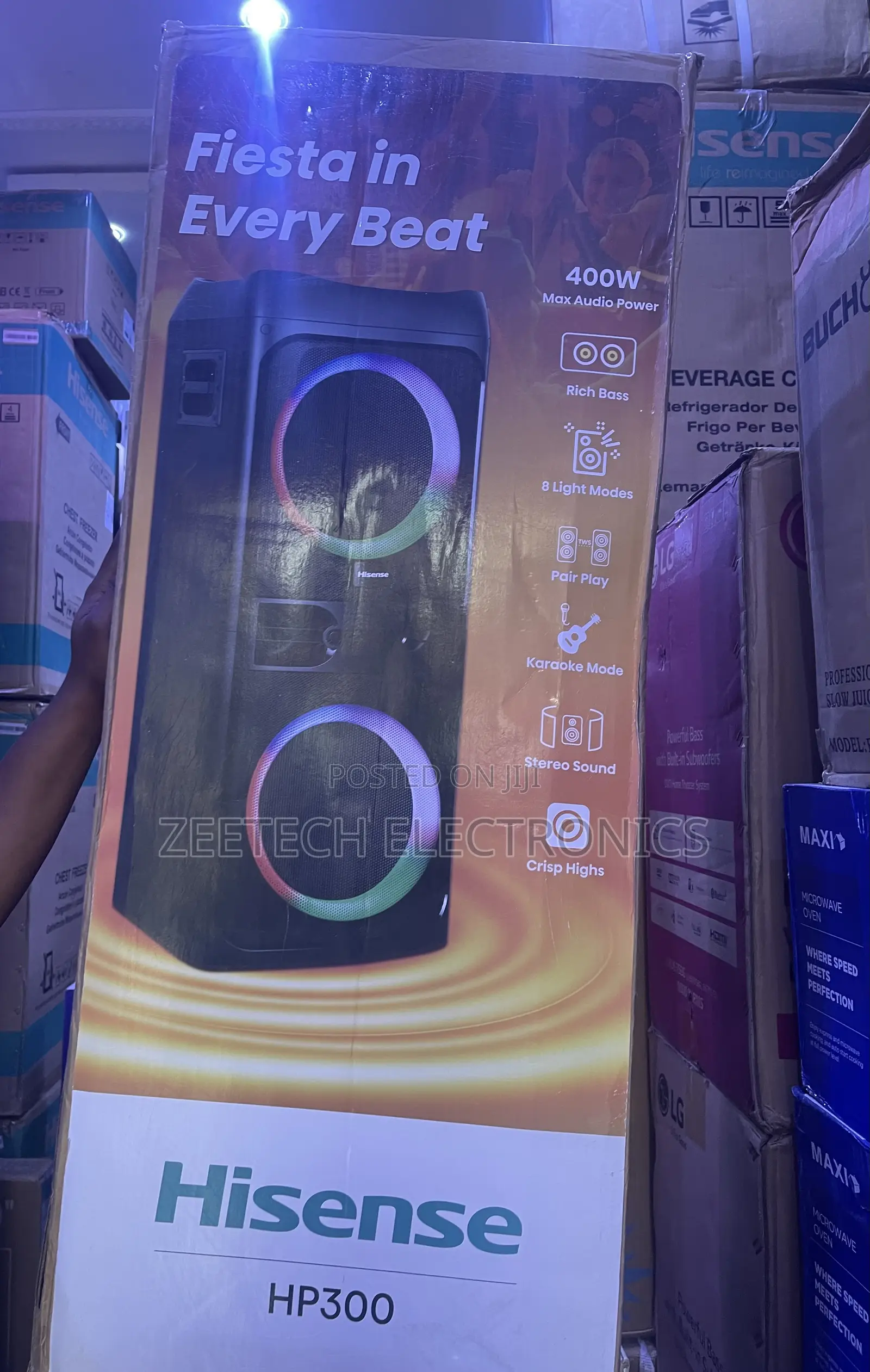 Hisense Hp300 Party Speaker With 400w of Power.