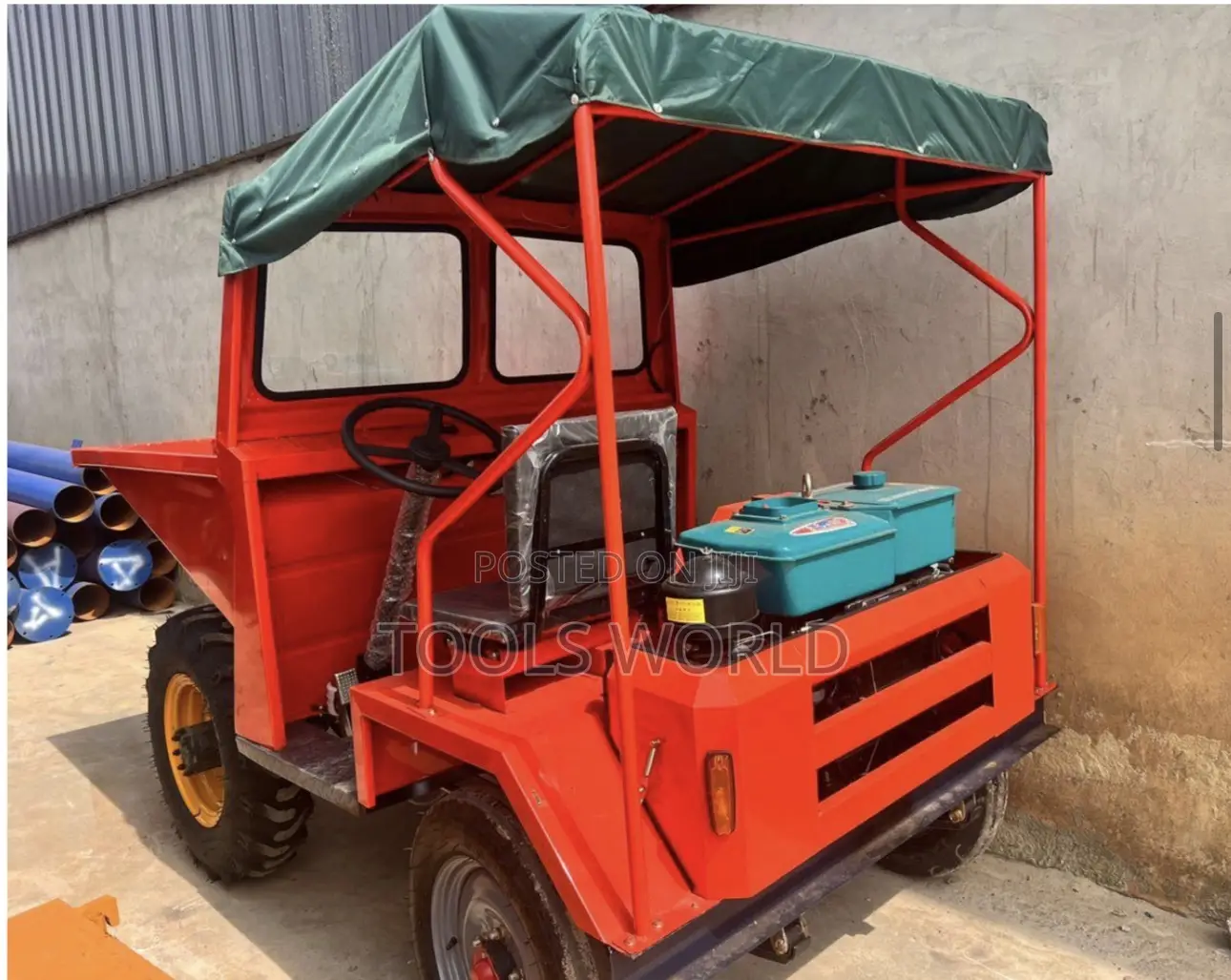 Diesel Engine 1.5 Ton Mini Site Dumper