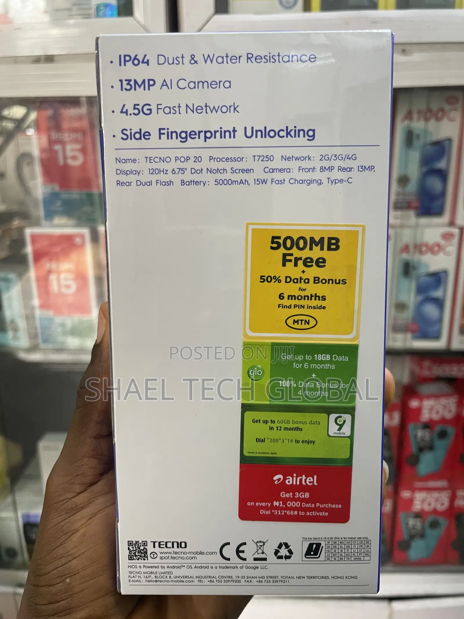 New Tecno Pop 20 64 GB