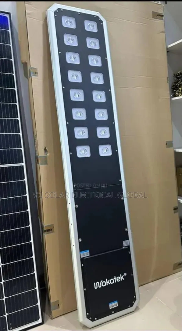 Wakatek All-in-One Solar Street Light – 160w 