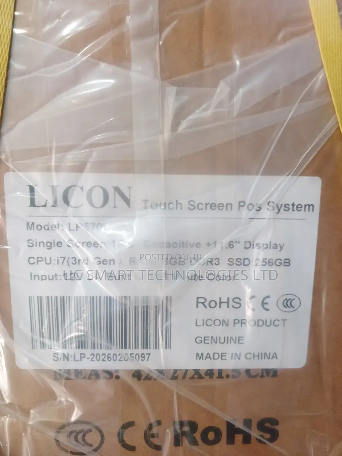 Licon Pos System Double Screen Intel Core I7 256gb SSD 8gb Ram Win 10