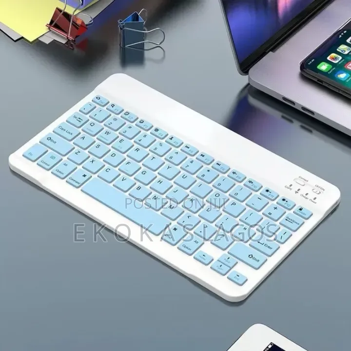 Wireless Keyboard + Mouse Compatible With Phones iPad Computer