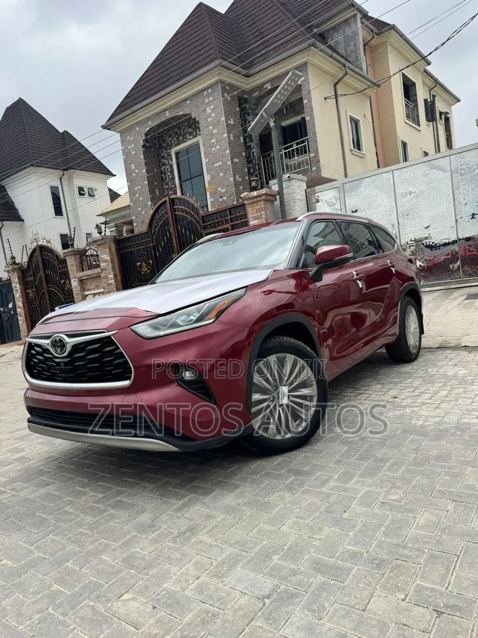 Toyota Highlander Platinum 2021 Red