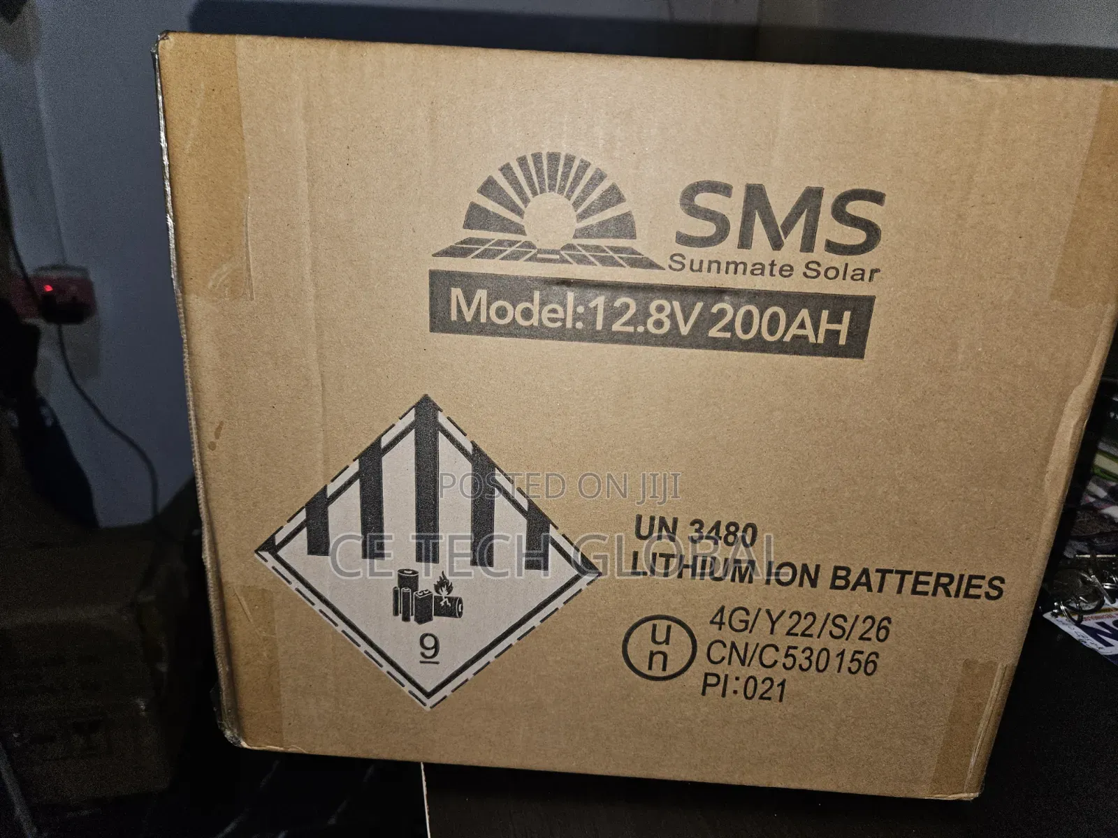2.5kwh 200ah 12v Lithium Battery - SMS