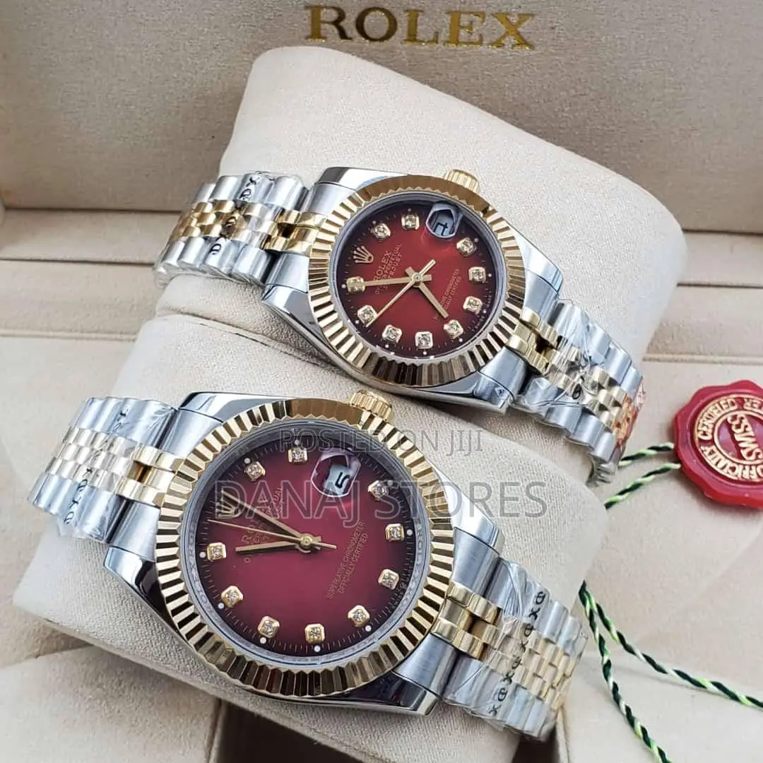 Original Rolex Datejust Couple Wristwatch