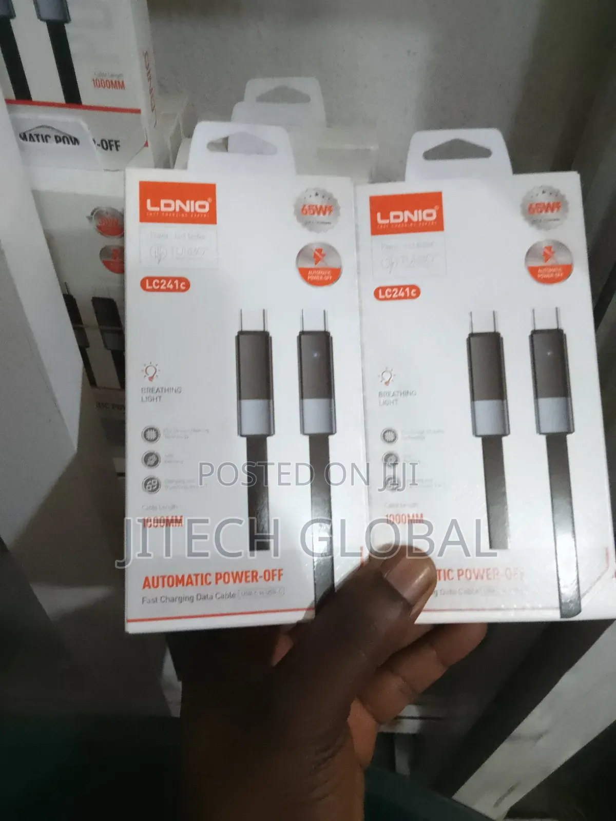 Ldnio Lc241c 1m Pd 65w 5a Fast Charging Cable – Usb-C to Usb-C