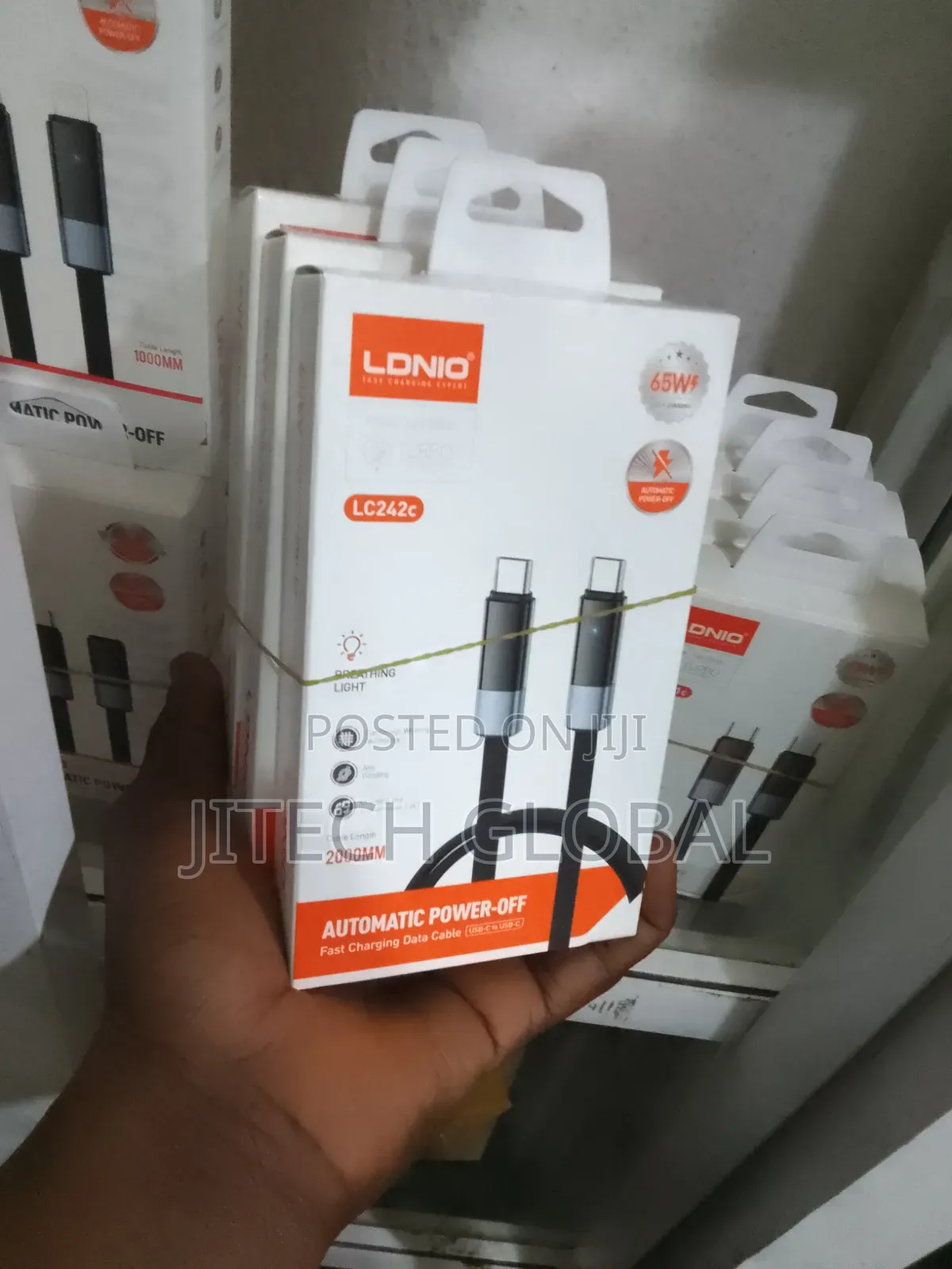 Ldnio Lc241c 1m Pd 65w 5a Fast Charging Cable – Usb-C to Usb-C
