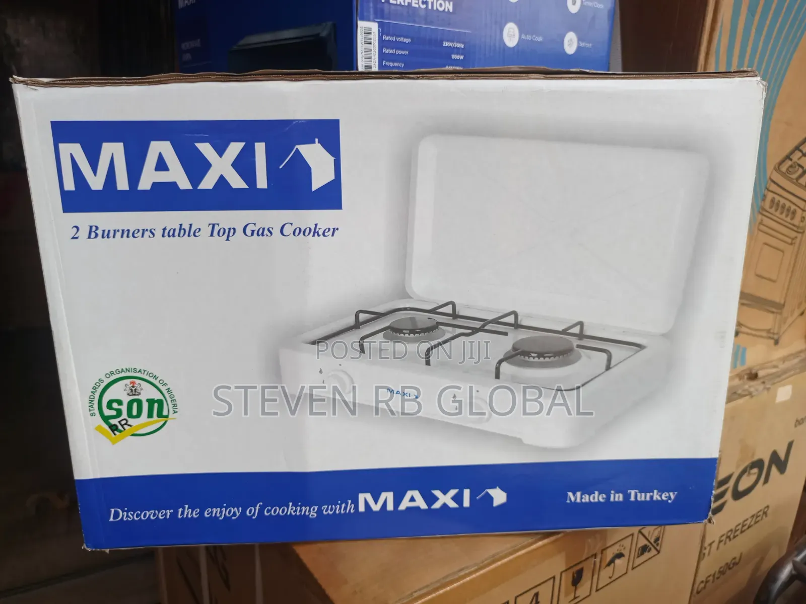 Maxi 2 Burner Tabletop Gas Cooker | 200oc
