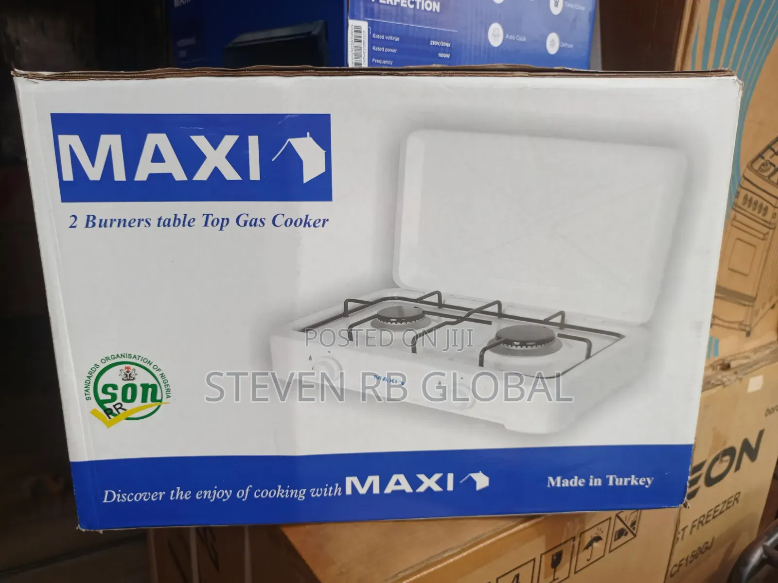 Maxi 2 Burner Tabletop Gas Cooker | 200oc