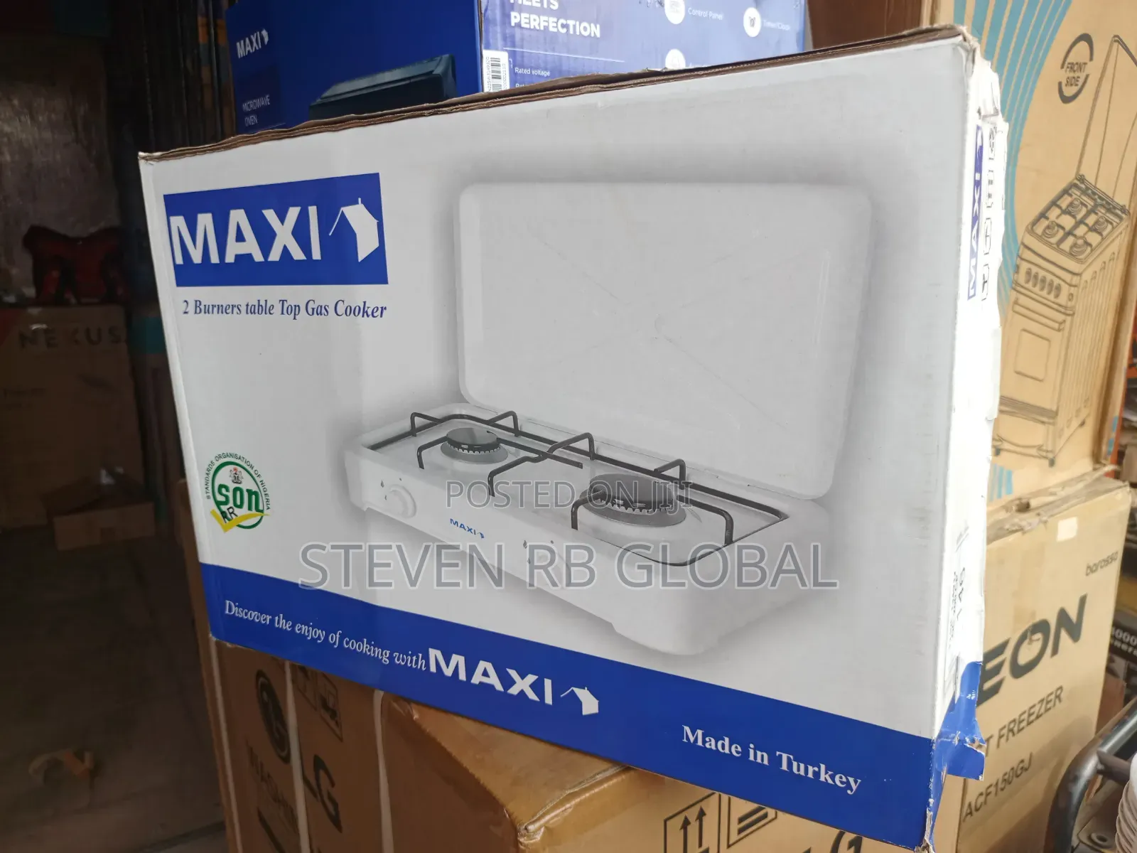 Maxi 2 Burner Tabletop Gas Cooker | 200oc