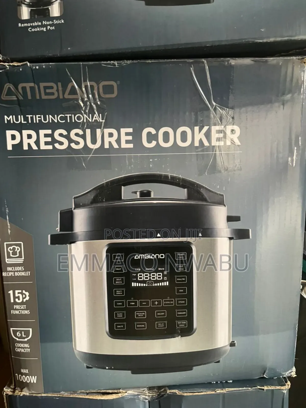 Ambiano 15 in 1 Digital Multifunctional Electric Pressure Cooker