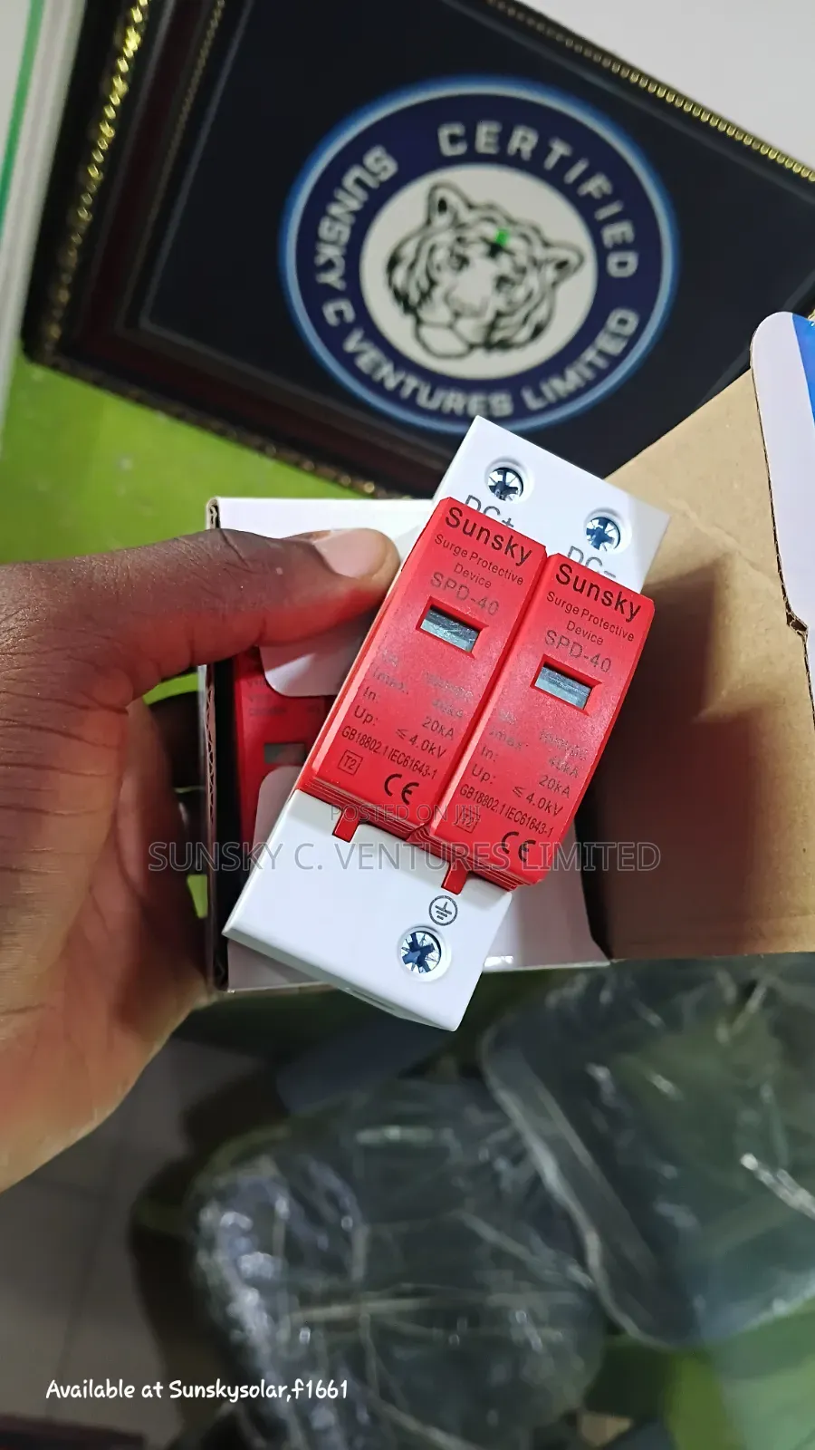 Dc Surge Protector- Protection Against Thunder (Promo)