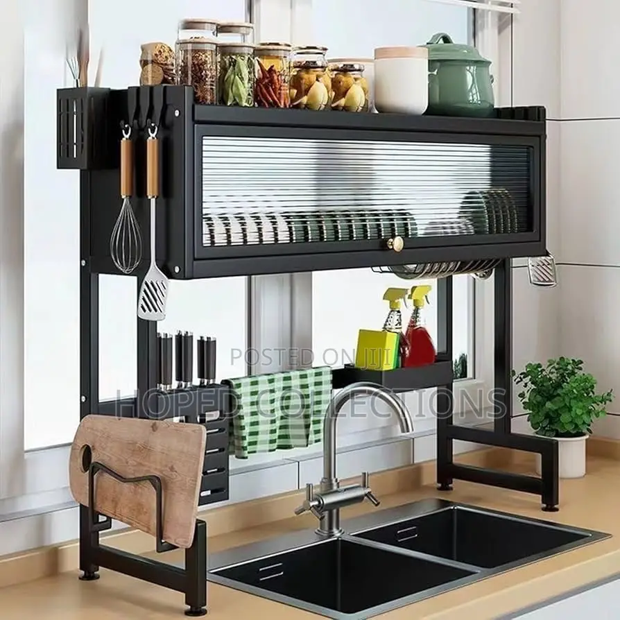 Single Over the Sink Plate Rack