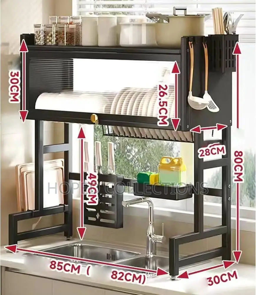 Single Over the Sink Plate Rack