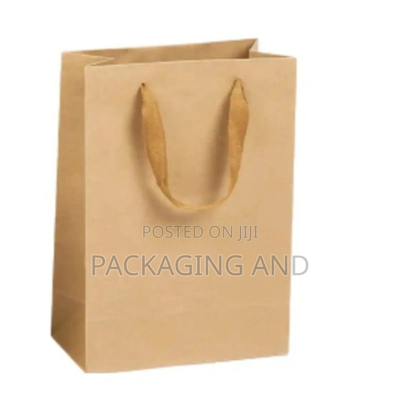 Sturdy Small Brown Kraft Paper Bags|A5 Size With Ribbon Handle|Moq:100