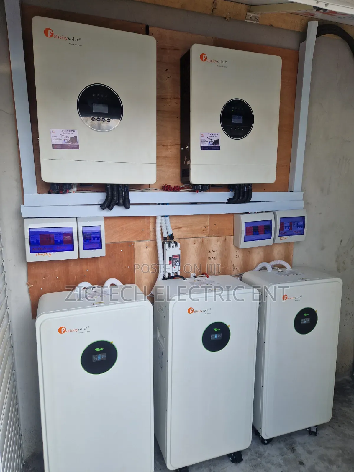 16kva Hybrid Inverter With 45kwh Lithium Battery, 32 Solar Panels