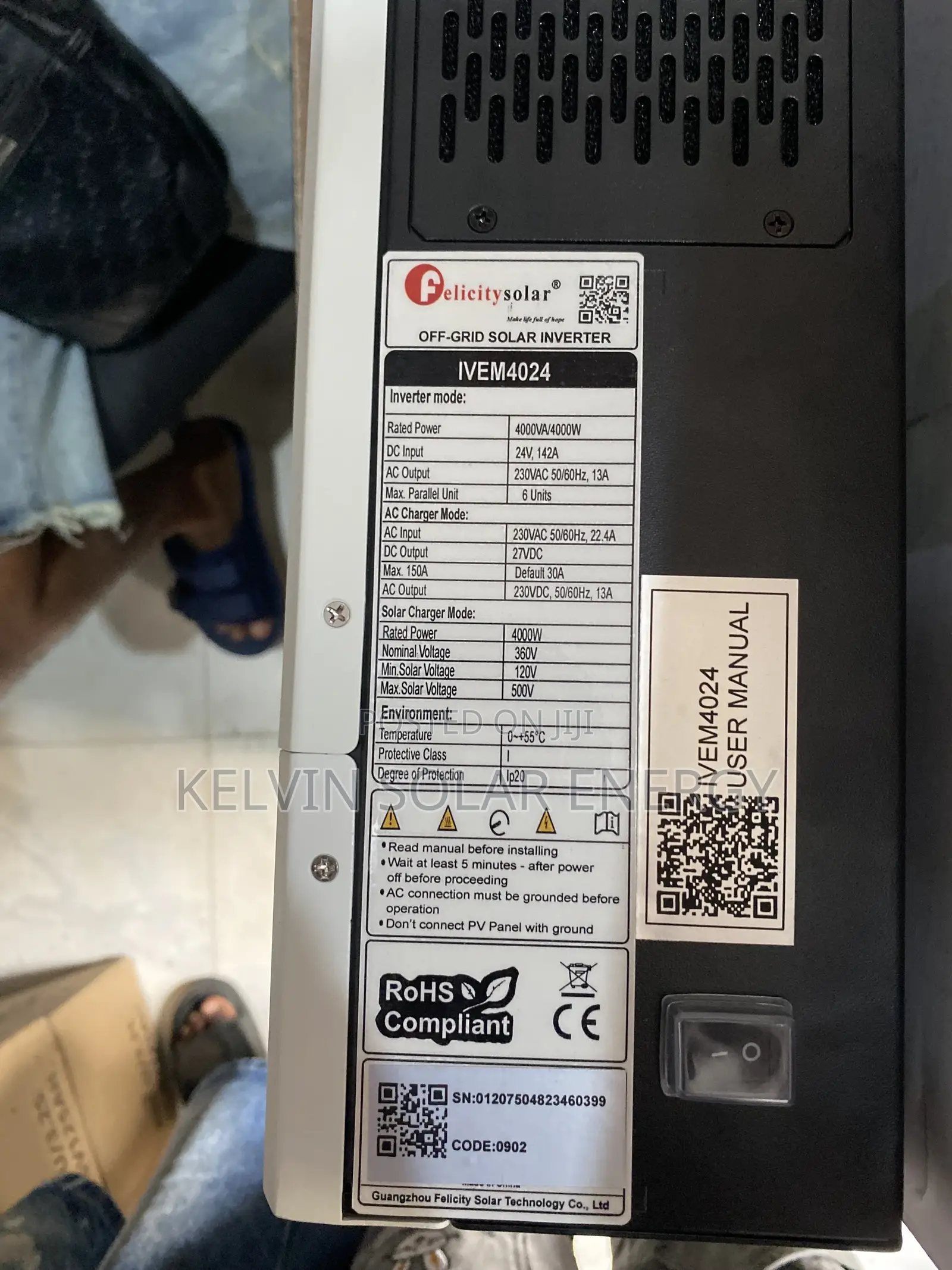 4.2kva Hybrid Inverter – Solar + Nepa + Battery, All in One