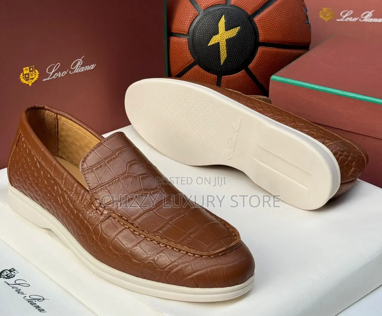 Loro Piana Quality Luxury Men Genuine Leather Shoe