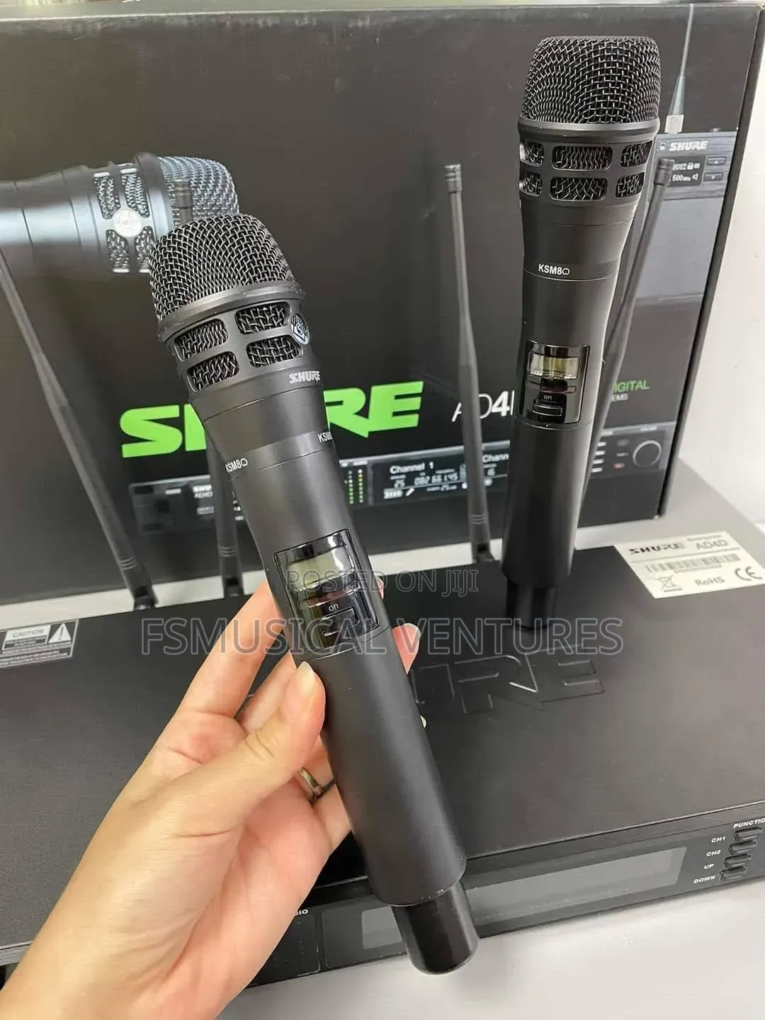 Shure Ad4d Axient Dual Digital Wireless Microphone