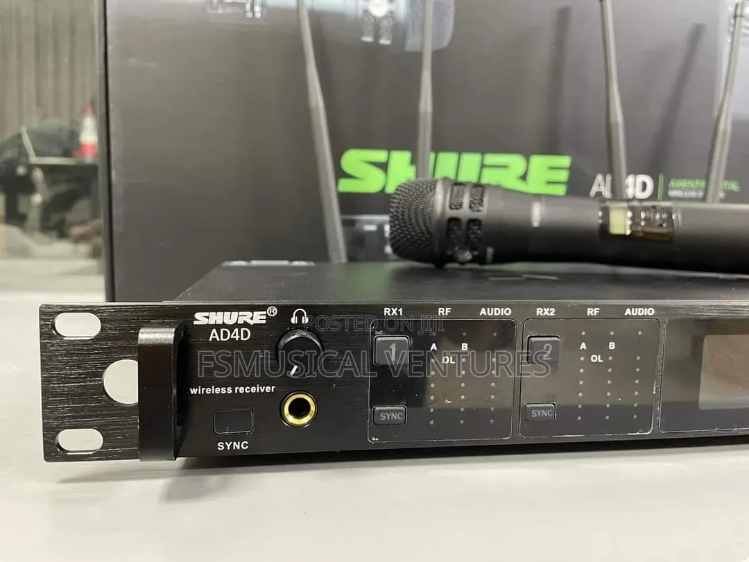 Shure Ad4d Axient Dual Digital Wireless Microphone
