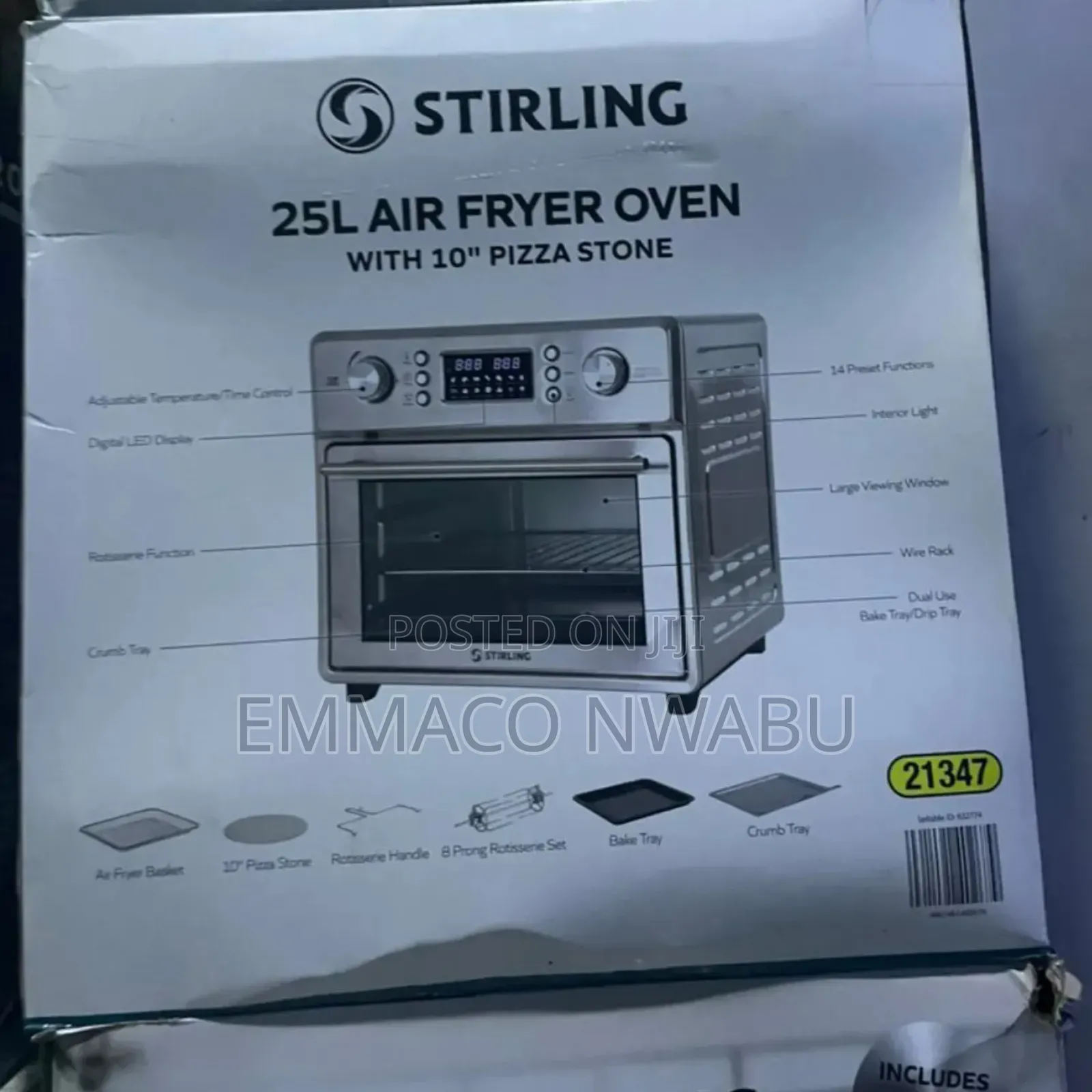 Stirling 25 Litres Airfryer Oven