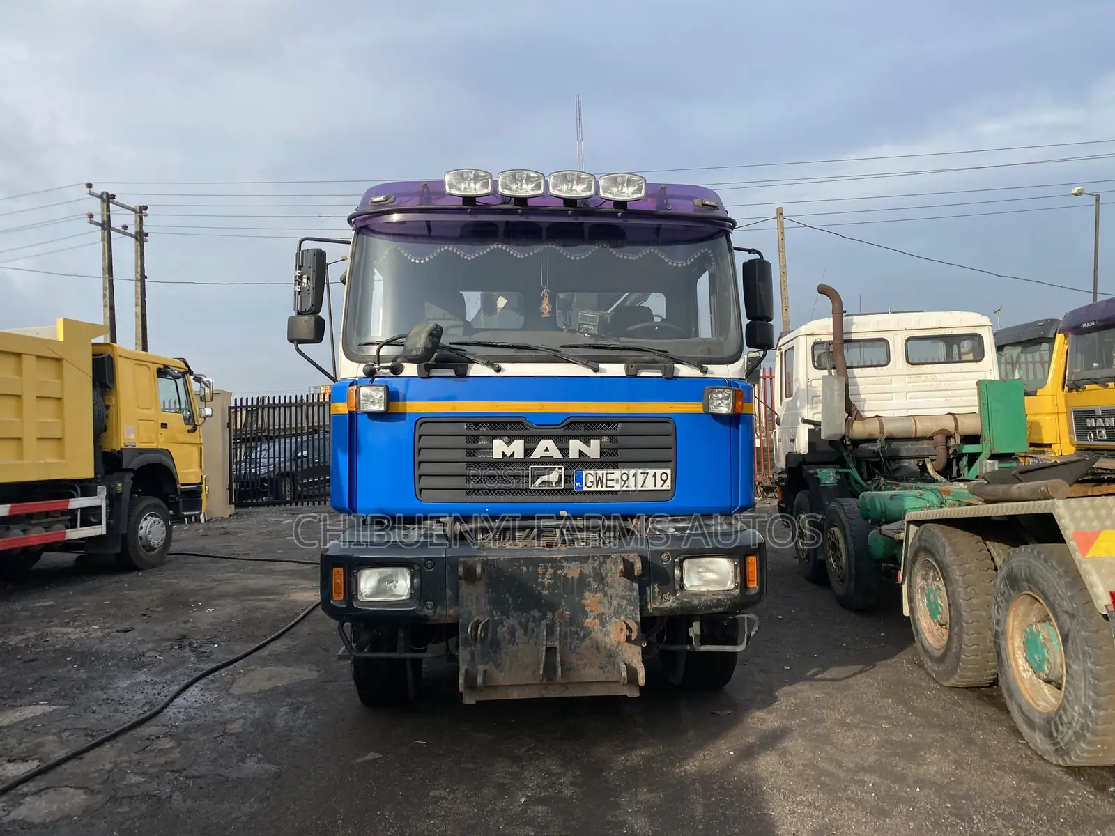 Man Diesel 10tyres Tipper + Hyiab