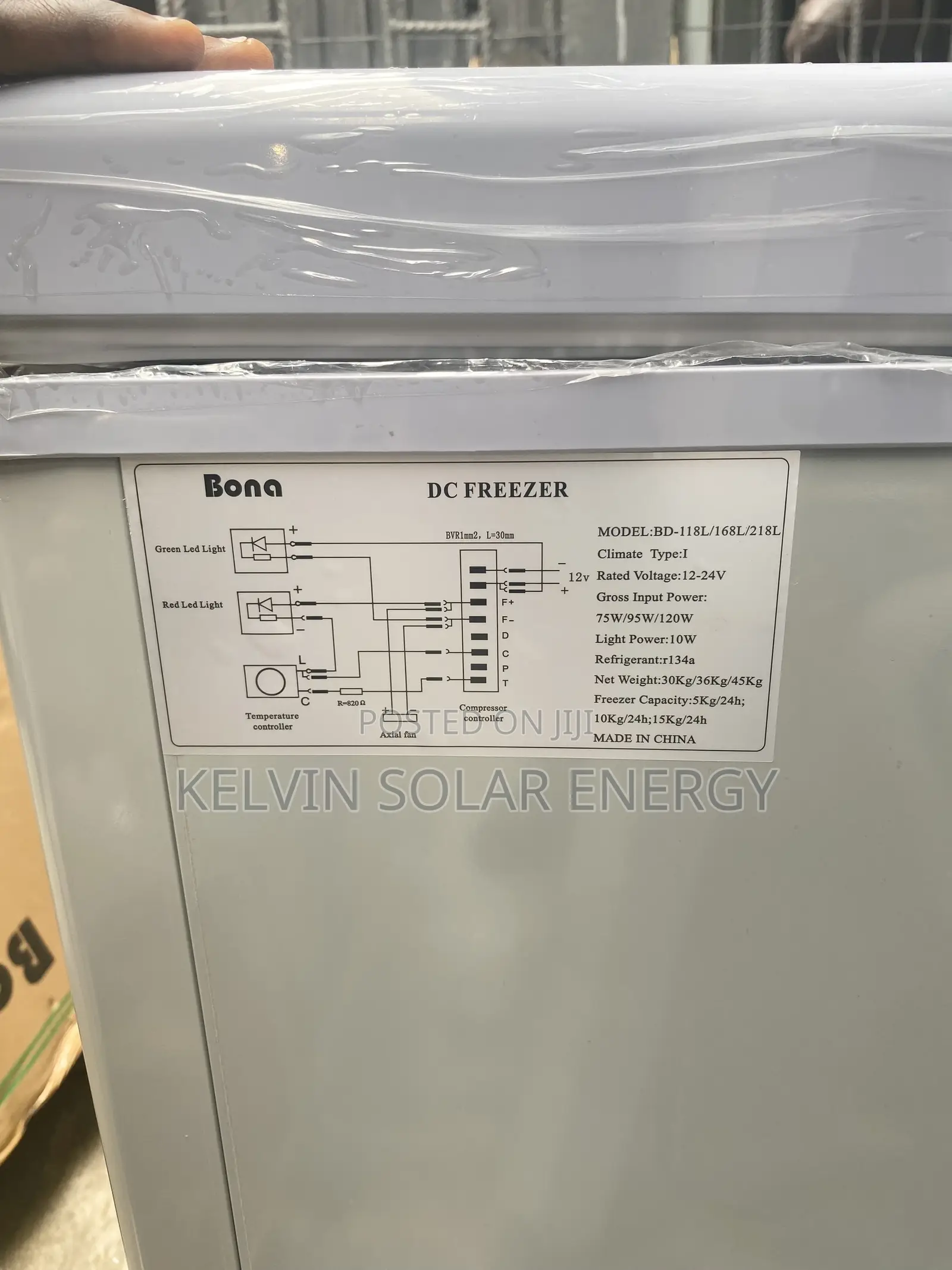 Bona 218l Chest Freezer – Fast Cooling, Low Power Consumption