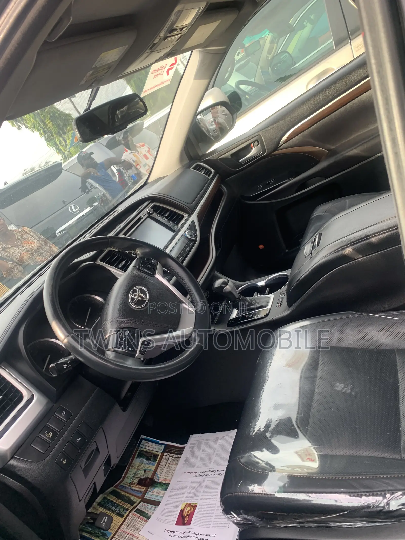 Toyota Highlander Limited V6 4x4 (3.5L 6cyl 6A) 2016 Black