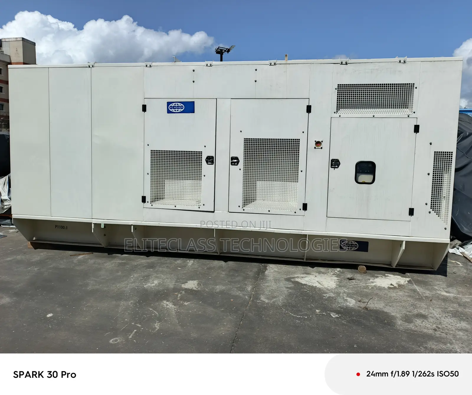 Fg Wilson 1000kva Silent Generator Set
