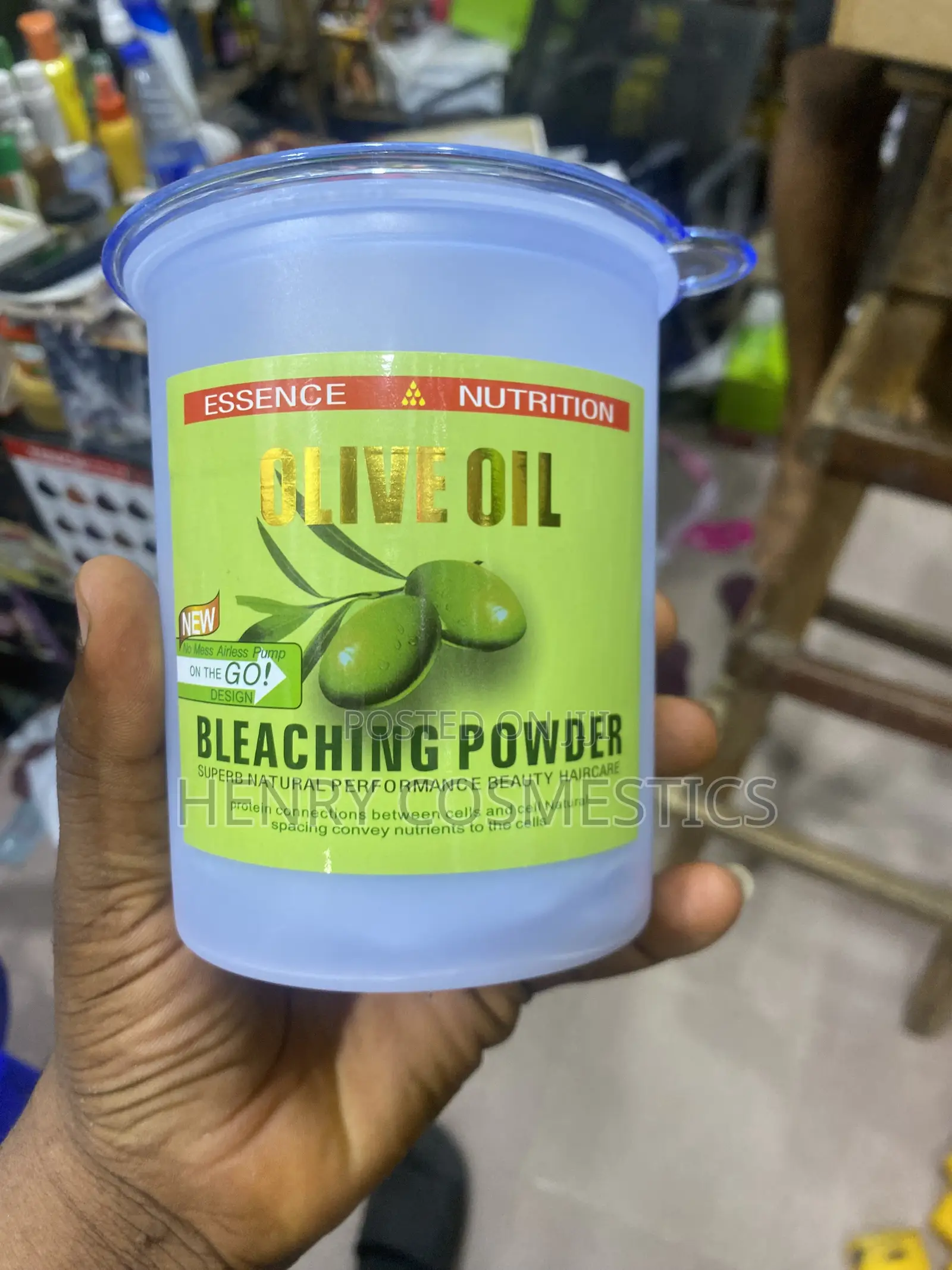 Olive Oil Bleaching Powder Dye