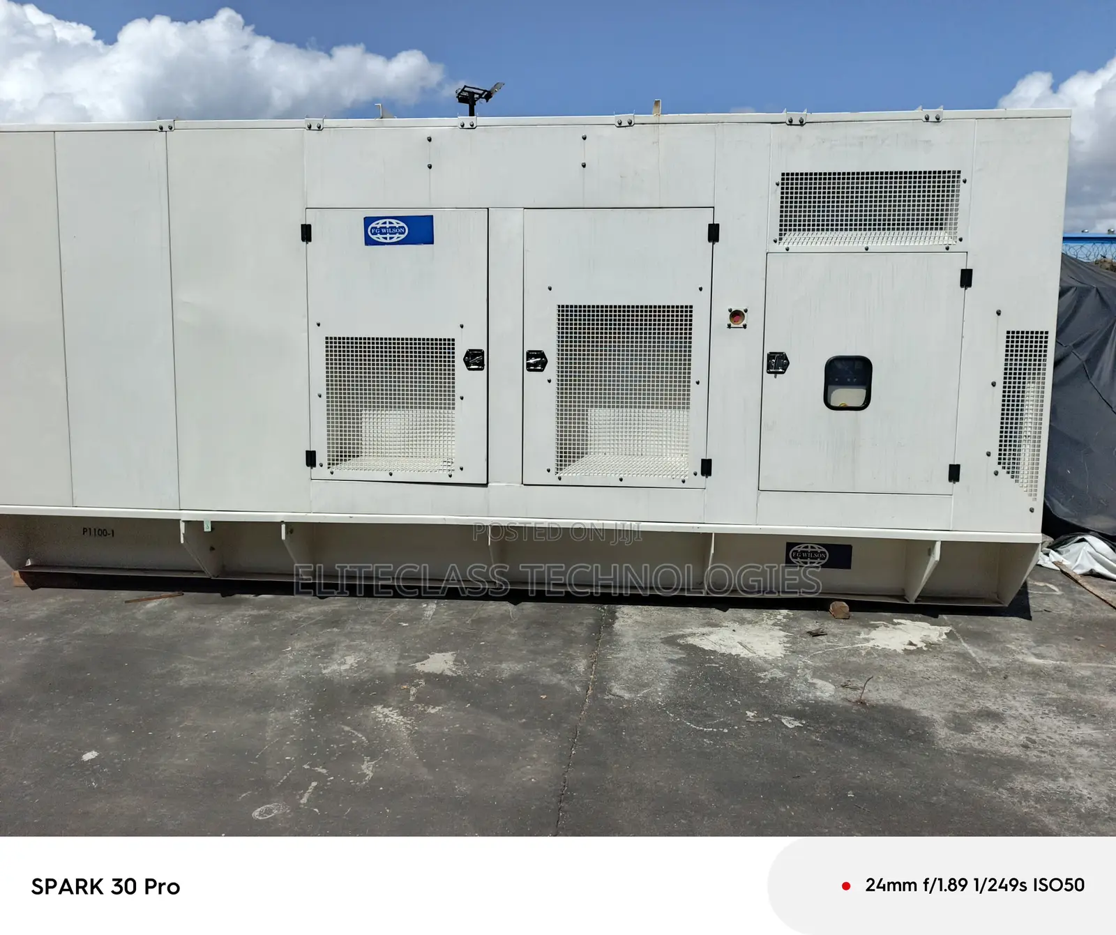 Fg Wilson 1mva Acoustic Diesel Generator