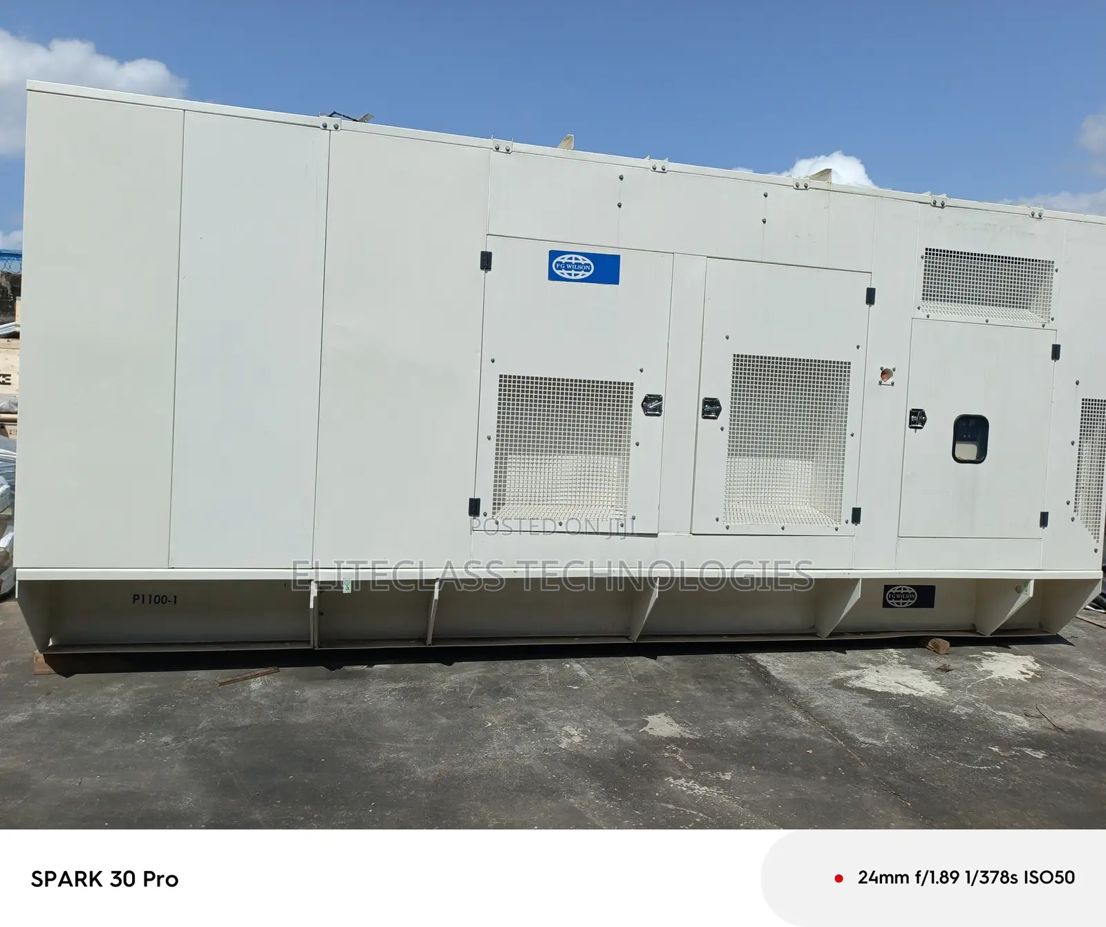 Fg Wilson Perkins Powered 1000kva Generator