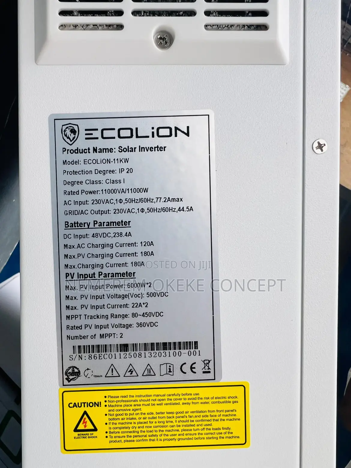 Original 11kva 48v Hybrid Solar Inverter Efficient Smart Power Backup