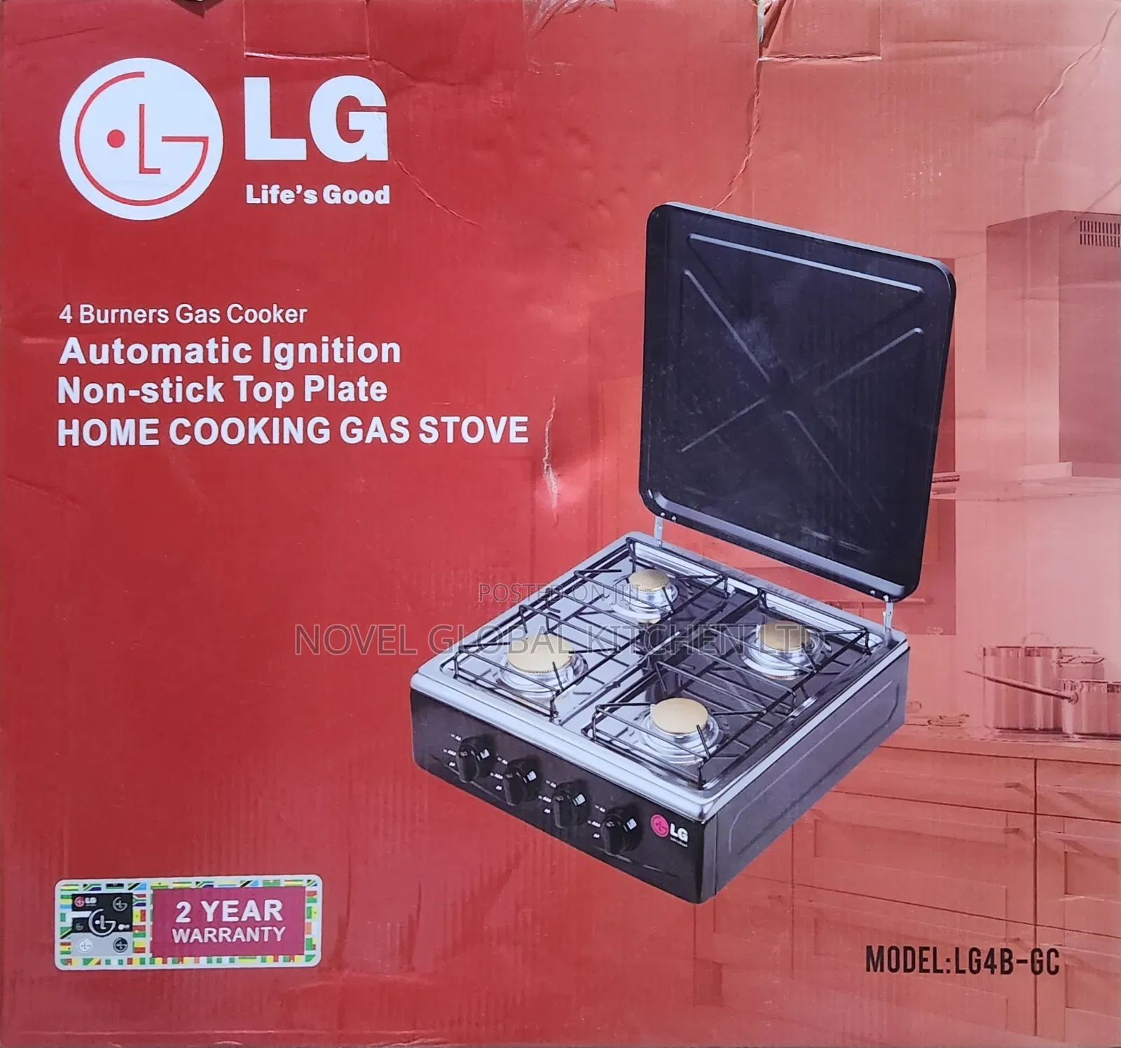 4 Burners Lg Gas Stove