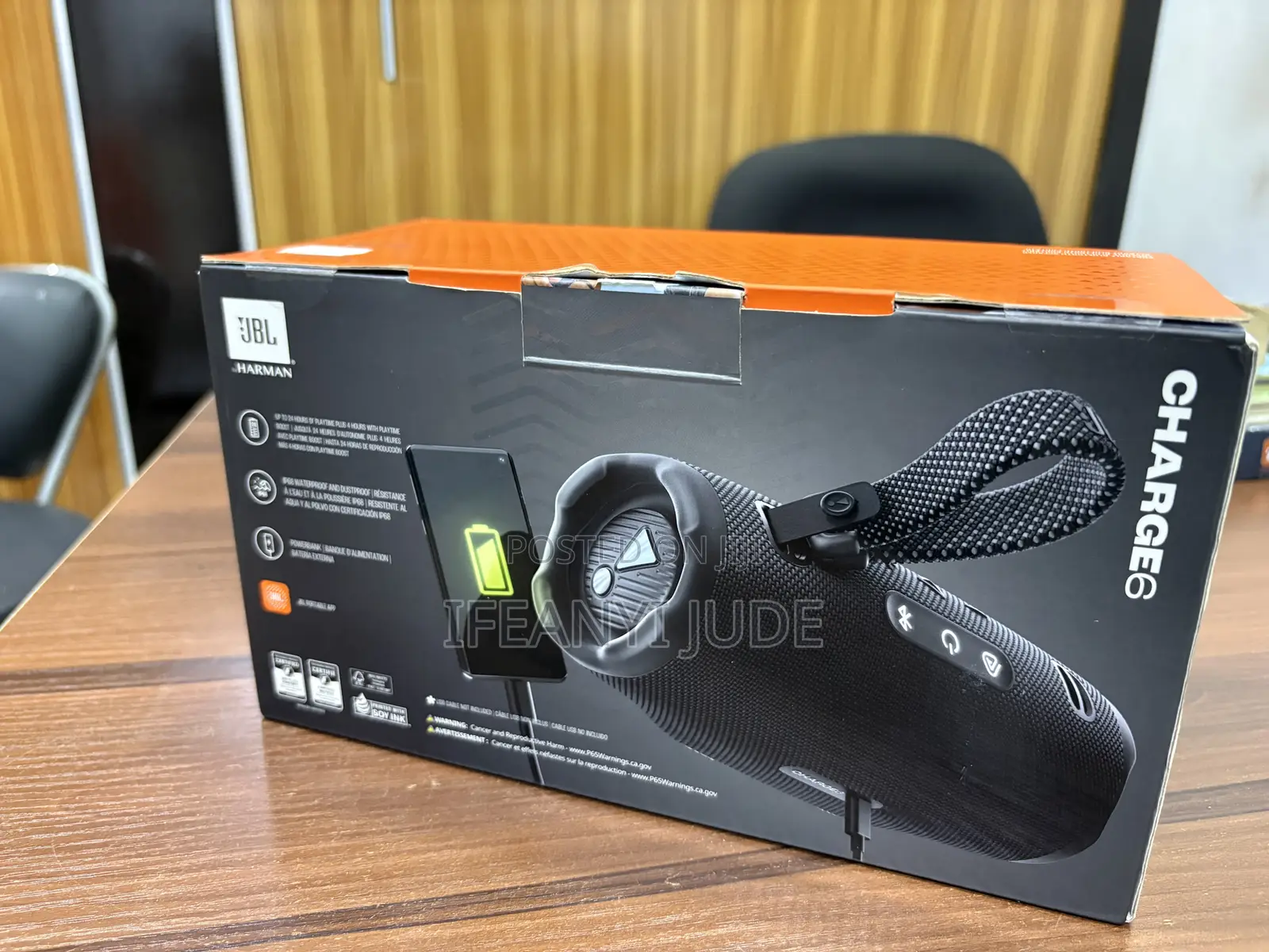 JBL Charge 6 Portable Bluetooth Speaker Us Standard