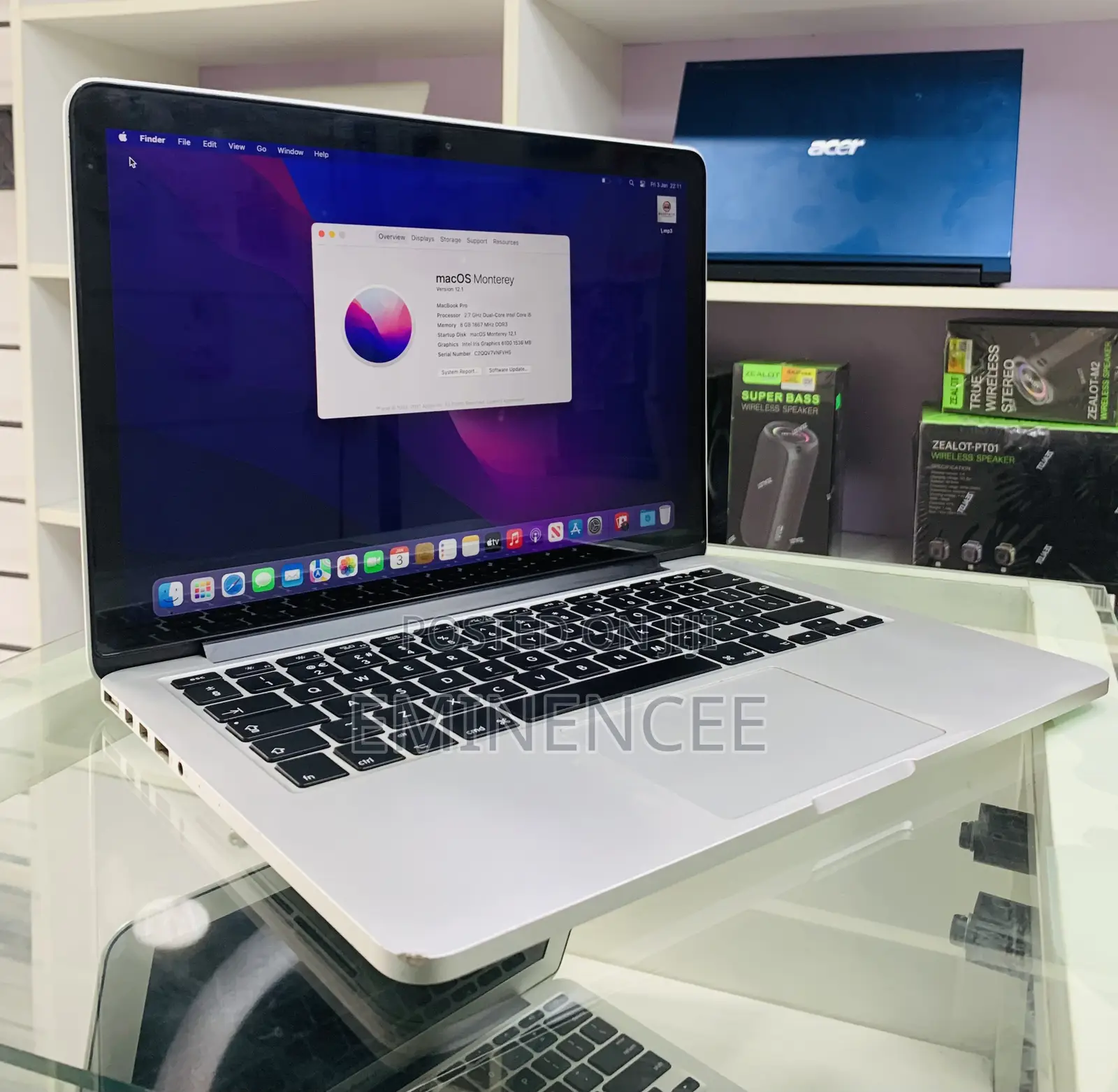 Laptop Apple MacBook Pro 2015 8GB Intel Core i5 SSD 256GB