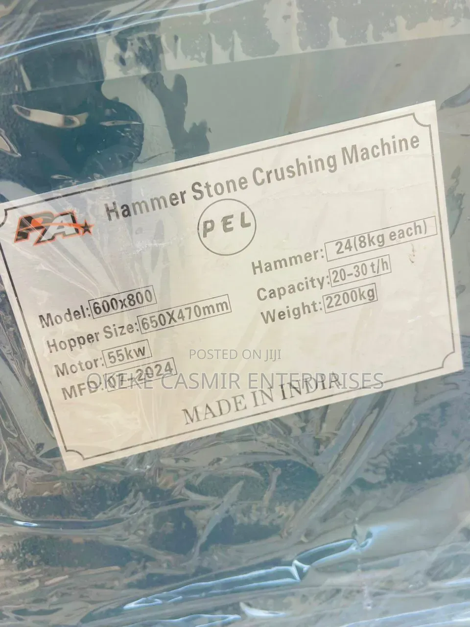Hammer Stone Crushing Machine 30Ton