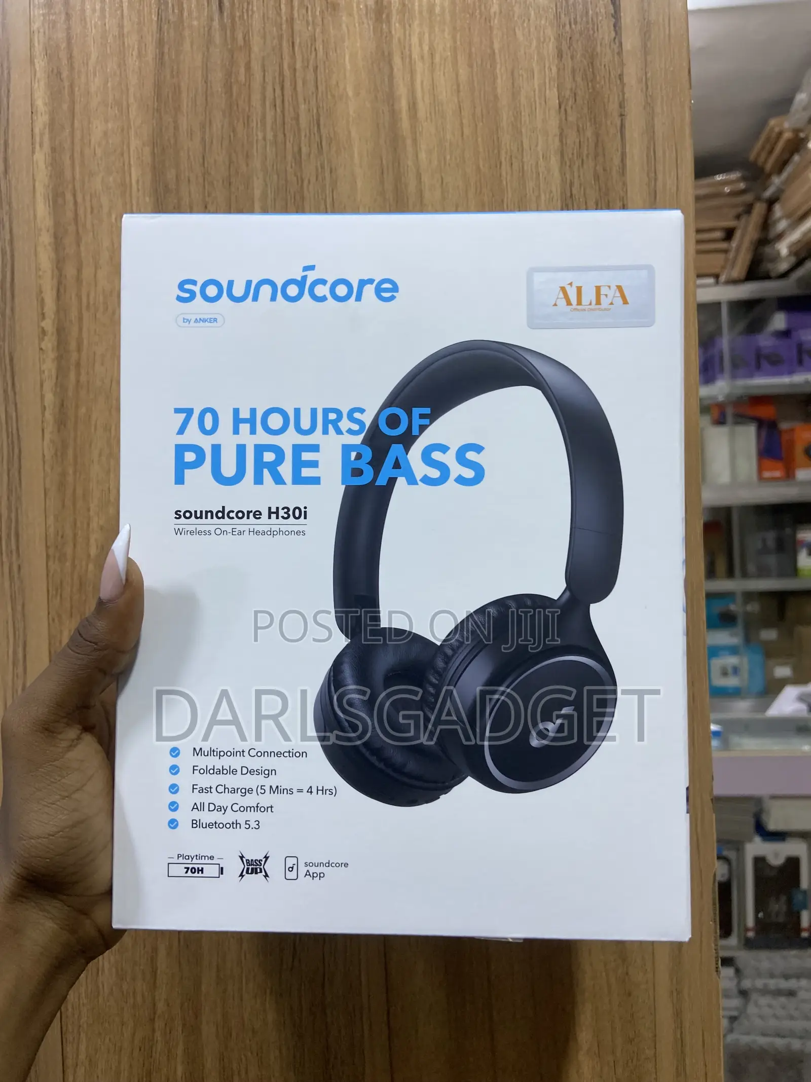 Anker Soundcore H30i Wireless Bass Headphones With 70h Battery