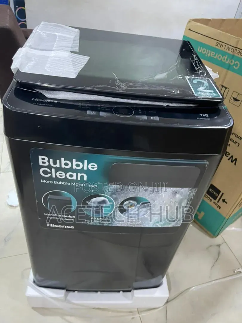 Clean Smart With Hisense 9kg Top Load Washing Machine