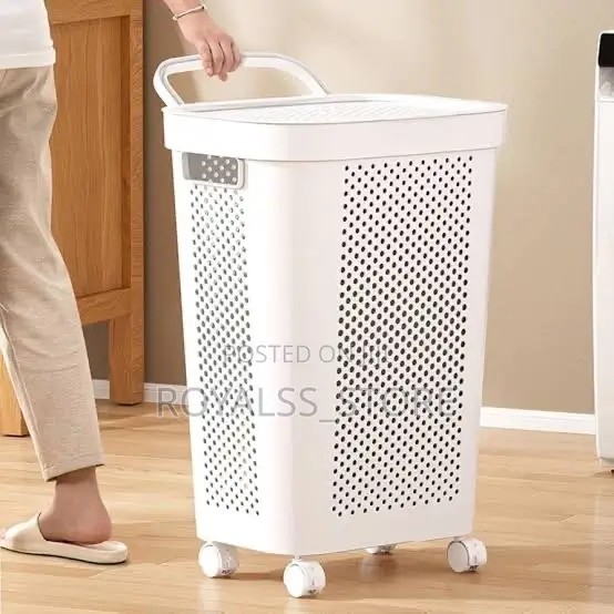 Foldable Laundry Basket With Wheels