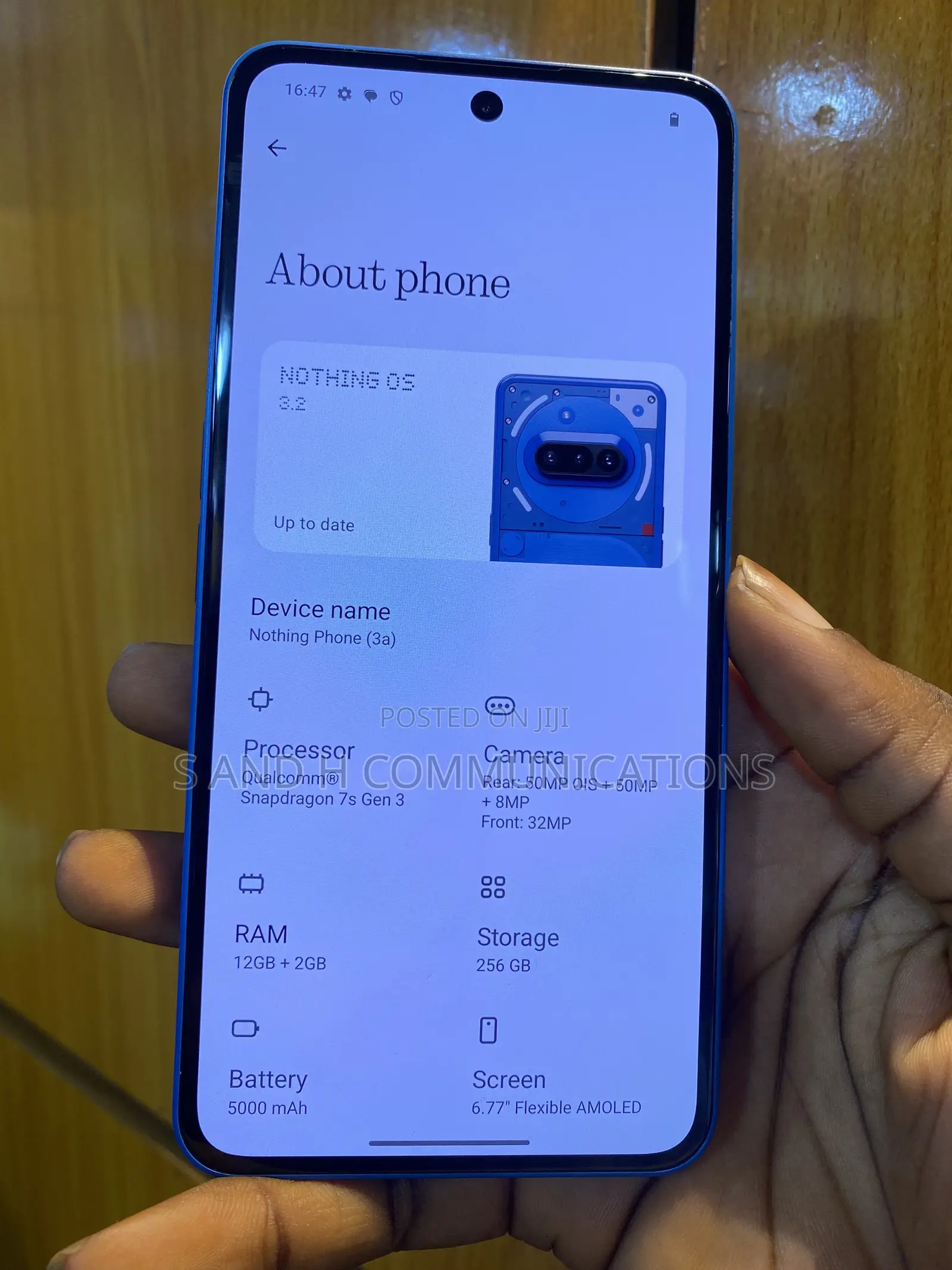 Nothing Phone 3a 256 GB Blue