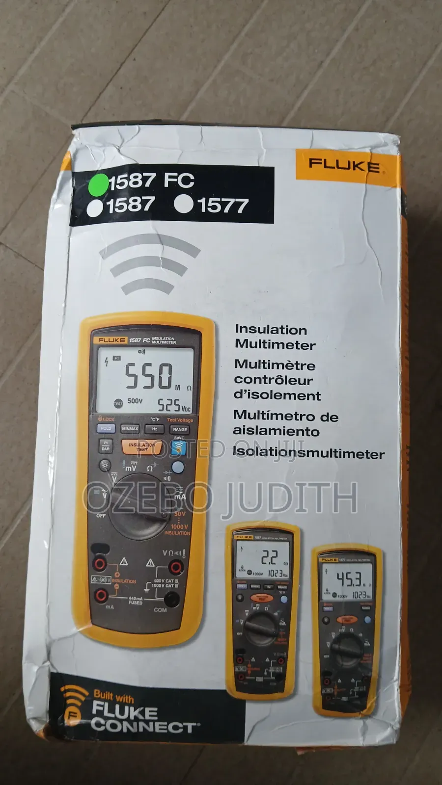 Fluke 1587 Fc Insulation Tester 1kva
