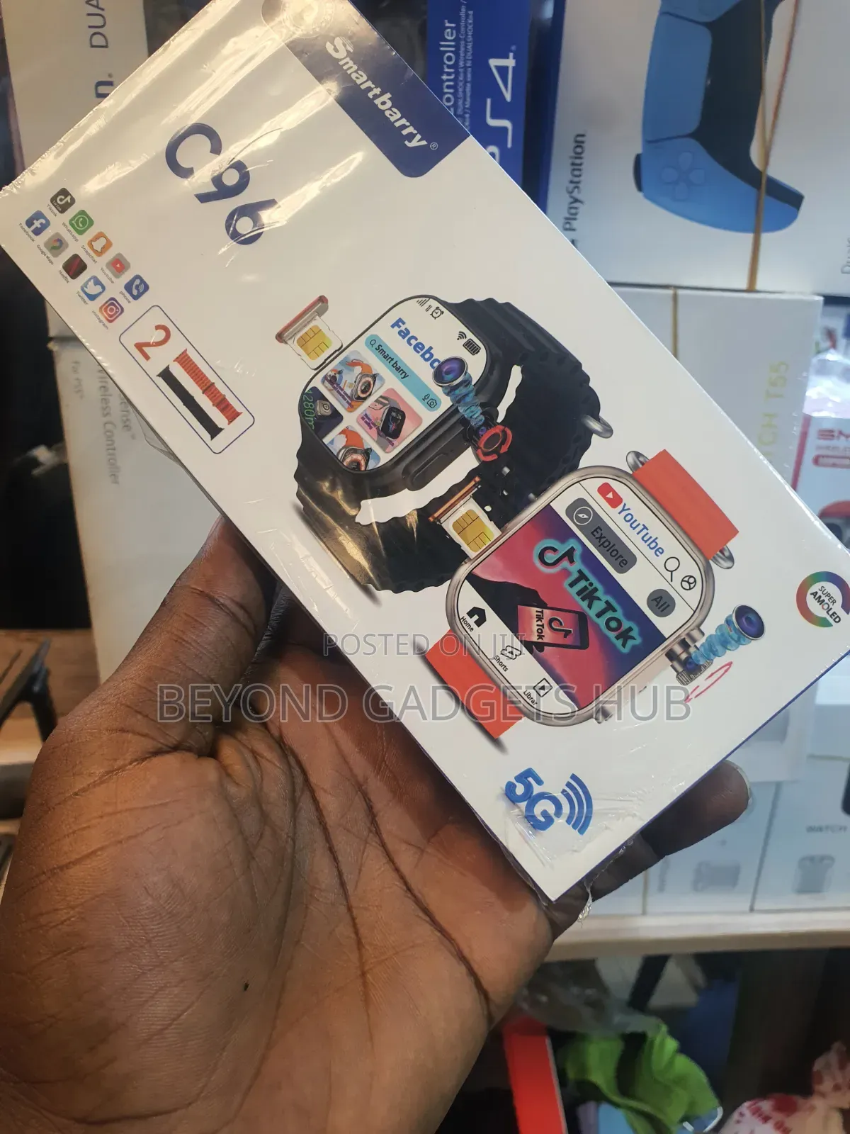 Smartberry C96 5g Sim Card Enabled Smart Watchh